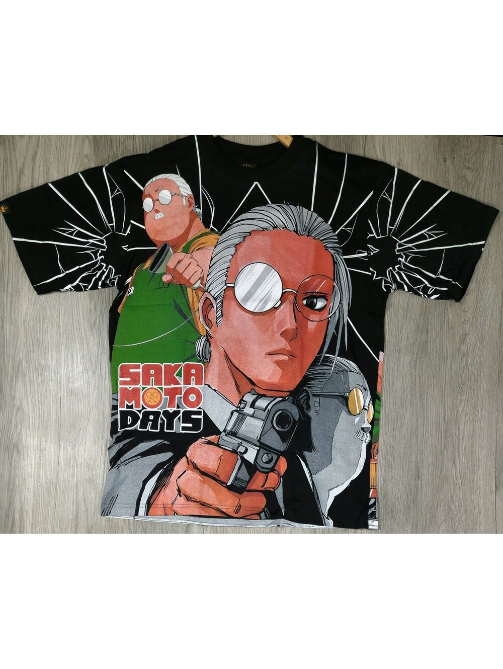 RARE Sakamoto Days Taro Shin AOP Mega Print Double Sided Anime XL